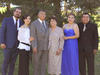 24042016 BODAS DE ORO.  Antonio Espino y Manuela Ortega celebraron 50 años de casados. En la imagen, los acompañan sus hijos: Carlos, María Elena, Liliana y Antonio.