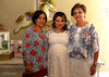 Lorena con Ana Lourdes y Cecilia