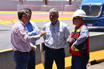 Junto al personal de la SCT de México se integrarán a los recorridos con planos y proyectos del puente construido en el año 1992.