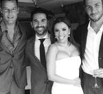 Ricky Martin y su novio Jwan Yosef posaron en la foto del recuerdo junto a Longoria y Bastón, y acompañaron la instantánea con un mensaje de buenos deseos.