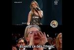 La famosa expresión de Meryl Streep en la entrega de los Oscar volvió a ser utilizada para pedirle a Celine Dion que interpretara el tema del Titanic, My heart will go on.