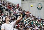 Andy Murray logró con facilidad sacar la victoria ante el croata Ivo Karlovic.