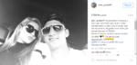 Alan, publicó una última fotografía en su cuenta de Instagram en la que aparece acompañado con su pareja Ileana Salas.