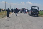 En el lugar se dieron cita los agentes de la Fuerza Coahuila, quienes al ver la magnitud del accidente..