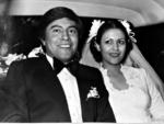 05062016 Sr. Pedro Luis Cisneros García (f) y la Sra. María del Pilar Caro Sandoval de Cisneros el 9 de enero de 1982, día de su enlace matrimonial.
