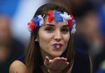Las chicas de Polonia fueron de las que más asistieron a apoyar a su equipo.