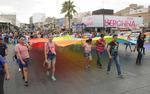 Se realizó la novena edición de la marcha del orgullo Lésbico, Gays, Bisexuales y Transexual (LGBT) por las principales calles de la zona Centro de Torreón.