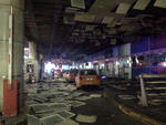 Se registraron tres explosiones dentro del aeropuerto.