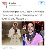 Alejandro Fernández se volvió tendencia en redes sociales por su atuendo.