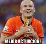 Los memes pusieron a Robben dando clavados en Acapulco.