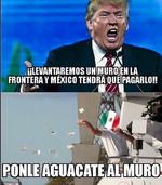 Ni Donald Trump se saldrá con la suya, poderosos mexicanos han lanzado una iniciativa para... ponerle aguacate al 'muro'.