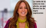 En enero pasado, Legarreta fue duramente criticada por mencionar en un programa que la caída del dólar no afectaría a los mexicanos.