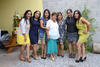 12072016 DE FIESTA.  Toñita de la Rosa con sus hijas: Wendy, Rocío, Cibeles, Nelva, Anel y Yenshi, en el festejo por su cumpleaños número 74.