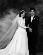 03072016 Profra. Adriana García Mora y Prof. Raúl Adolfo Silveira Fraire el día de su boda el 28 de junio de 1986.