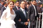 Angélica Rivera se unió a la lista de personalidades del mundo espectáculo que se casan con figuras de la política.
