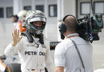 Nico Rosberg firmó el primer lugar de salida para este domingo en el Gran Premio de Hungría.