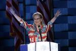 Meryl Streep también se unió a los famosos que han apoyado a Hillary Clinton.