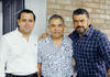 31072016 EN BRINDIS INAUGURAL.  José, Gerardo y Jorge.