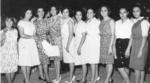 07082016 Grupo de seÃ±oritas, entre ellas, Laura Wong, Martha RÃ­os y Rosa Palafox, en la dÃ©cada de los 60.