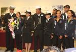 Se hizo presente un gran contingente de la Marina, para felicitar a estos medallistas olímpicos que pertenecen a las Fuerzas Armadas del país.