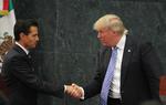 Enrique Peña Nieto recibió a Donald Trump en la residencia oficial de Los Pinos.