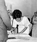 04092016 Sra. María del Carmen Ibarra de Viramontes e Ing. Salvador Viramontes Valdez en 1966.