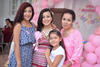 04092016 SERá MAMá PRONTO.  Laura Simental Amador con sus amigas en su baby shower.