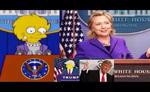 Usuarios de las redes sociales compararon a Clinton con Lisa Simpson.
