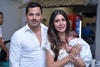 Luis Carlos y Greta con su bebé