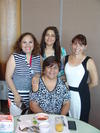 22102016 CELEBRAN.  Cynthia, Daniela, Aracely y Pao.