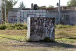 Pese a que se ubica en una avenida principal, la unidad deportiva 'Benito Juárez' sufre por el exceso de graffiti.