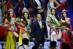 La ecuatoriana lució su esbelta figura en el desfile de traje de baño.