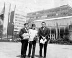 30102016 Antonio García Lesprón, Olga Garza de García y Jesús
Reyes, en la Ciudad de México en 1969.