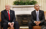 El presidente electo, Donald Trump, sostuvo su primer encuentro con el actual mandatario, Barack Obama.
