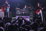 Los Claxons se presentaron en la región como parte del Festival Menguante.