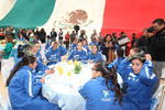Los deportistas reconocidos disfrutaron de un rico desayuno.