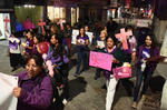 La marcha se realizó al unísono con 37 entidades del país que están en contra de la violencia contra las mujeres y los feminicidios.