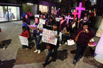 La marcha se realizó al unísono con 37 entidades del país que están en contra de la violencia contra las mujeres y los feminicidios.