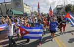 Los exiliados cubanos celebraron la noticia de la muerte de Castro.