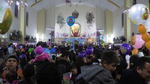 Luego de la misa de gallo se procedió a entonar las tradicionales Mañanitas a Nuestra Señora de Guadalupe, por todos los presentes y algunos grupos musicales.