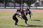 Representantes del Tochito Femenil de Durango en acción.