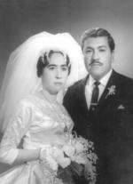 25122016 Concepción González Perez y Alfredo Sáenz García festejando su 50 aniversario de bodas. Se casaron el 11 de diciembre de 1966 en la Iglesia de la Sagrada Familia de la Colonia Las Rosas de Gómez Palacio, Dgo.