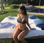La media hermana de las Kardashian disfrutó del atardecer de Punta Mita.