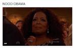 Los famosos como Oprah, no aceptan aún la salida de Obama, según tuiteros.