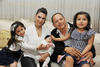 19012017 Valentina y Carlos con sus hijos, Mary Sofi, Maribel y Ana Paula.