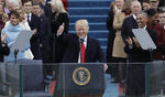 Donald Trump llegó a temprana hora al Capitolio para asistir a la ceremonia de su investidura como 45 presidente de los Estados Unidos en Washington DC.