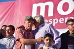 AMLO también estuvo acompañado por Guillermo Gutiérrez, candidato de Morena a alcalde de Torreón.