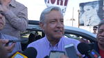 López Obrador visitó además la ciudad de San Pedro en su gira por el estado.