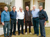 23012017 REUNIóN DE EXALUMNOS.  Pedro Fernández, Francisco Cobos, Daniel García, Martín Pérez, José A. Safa y Pedro Villa.
