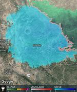 La mañana de este sábado se registraron las primeras nevadas en la zona serrana de Coahuila.